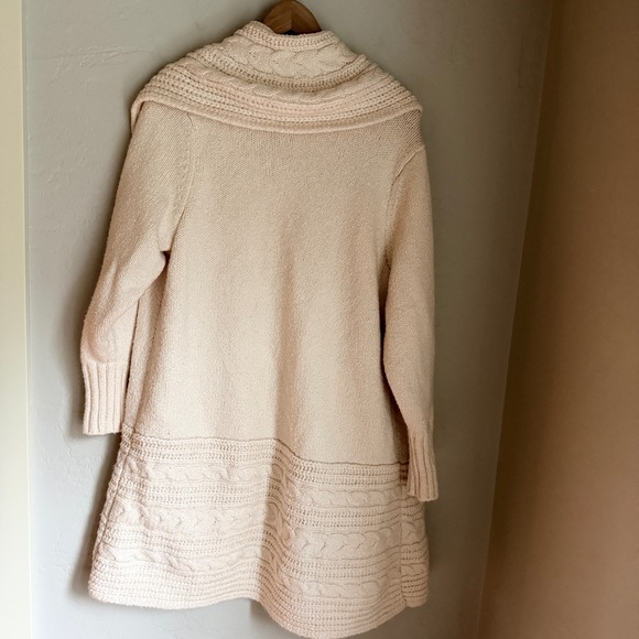 Torrid Women's Ivory Chunky Cable Knitted Comfy & Soft Cardigan Sweater Size 1X - Picture 10 of 10